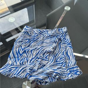 Zara animal print skirt